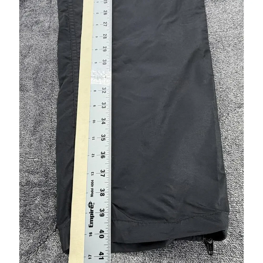 I’m?erfect L.L.Bean Men's‎ Black Nylon Outdoor Pants Medium Elastic Waist